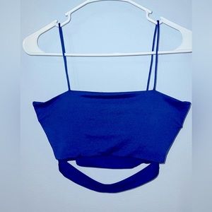 Cutout Cropped Cami Top